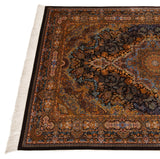 Alfombra persa de seda pura Qom | 307 x 200 cm