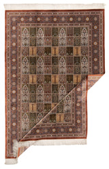 Alfombra persa de seda pura Qom | 300 x 200 cm