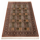 Alfombra persa de seda pura Qom | 300 x 200 cm