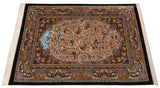 Alfombra persa de seda pura Qom | 298 x 205 cm