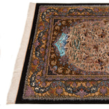 Alfombra persa de seda pura Qom | 298 x 205 cm