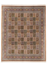 Alfombra persa de seda pura Qom | 300 x 243 cm