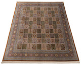 Alfombra persa de seda pura Qom | 300 x 243 cm