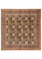 Alfombra persa de seda pura Qom | 300 x 294 cm