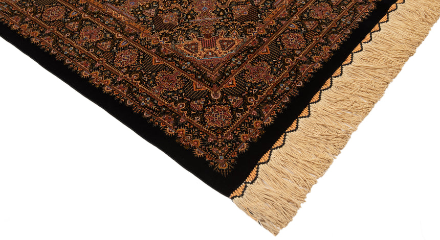 Alfombra persa de seda pura Qom | 120 x 80 cm