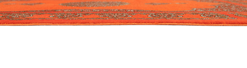 Alfombra persa de seda pura Qom | 94 x 60 cm