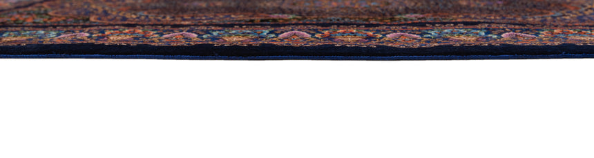 Alfombra persa de seda pura Qom | 90 x 59 cm
