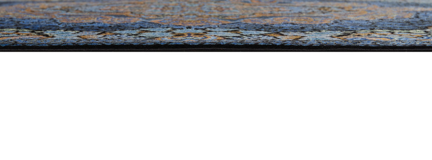 Alfombra persa de seda pura Qom | 117 x 80 cm