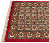 Alfombra persa de seda pura Qom | 305 x 200 cm