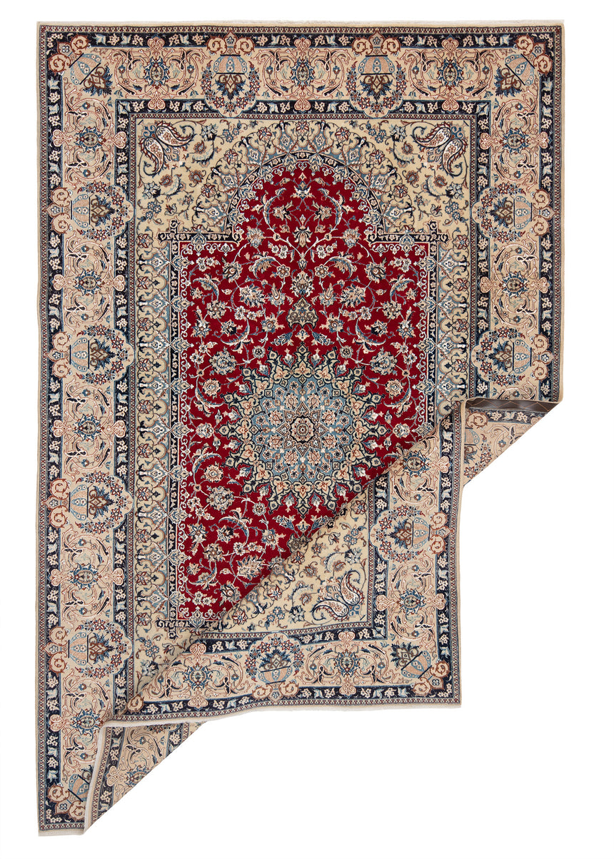 Alfombra persa Nain 9La | 304 x 195 cm