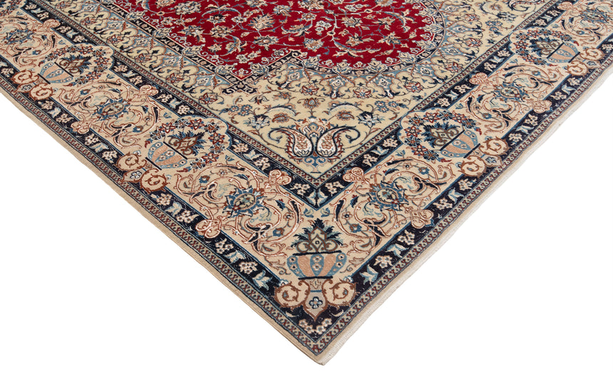 Alfombra persa Nain 9La | 304 x 195 cm