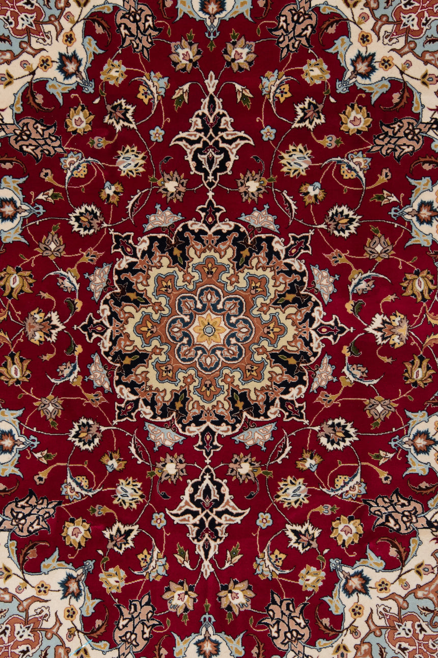 Alfombra persa Tabriz 50Raj | 209 x 157 cm