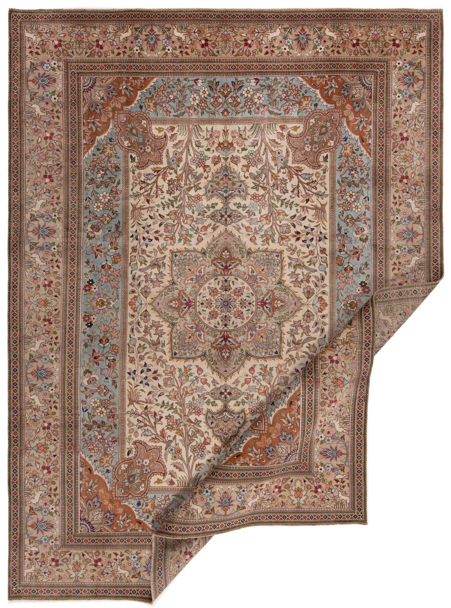 Alfombra persa Tabriz  | 367 x 276 cm