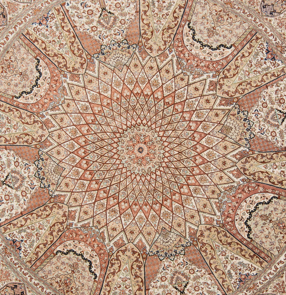 Alfombra persa Qom Silk  | 200 x 200 cm