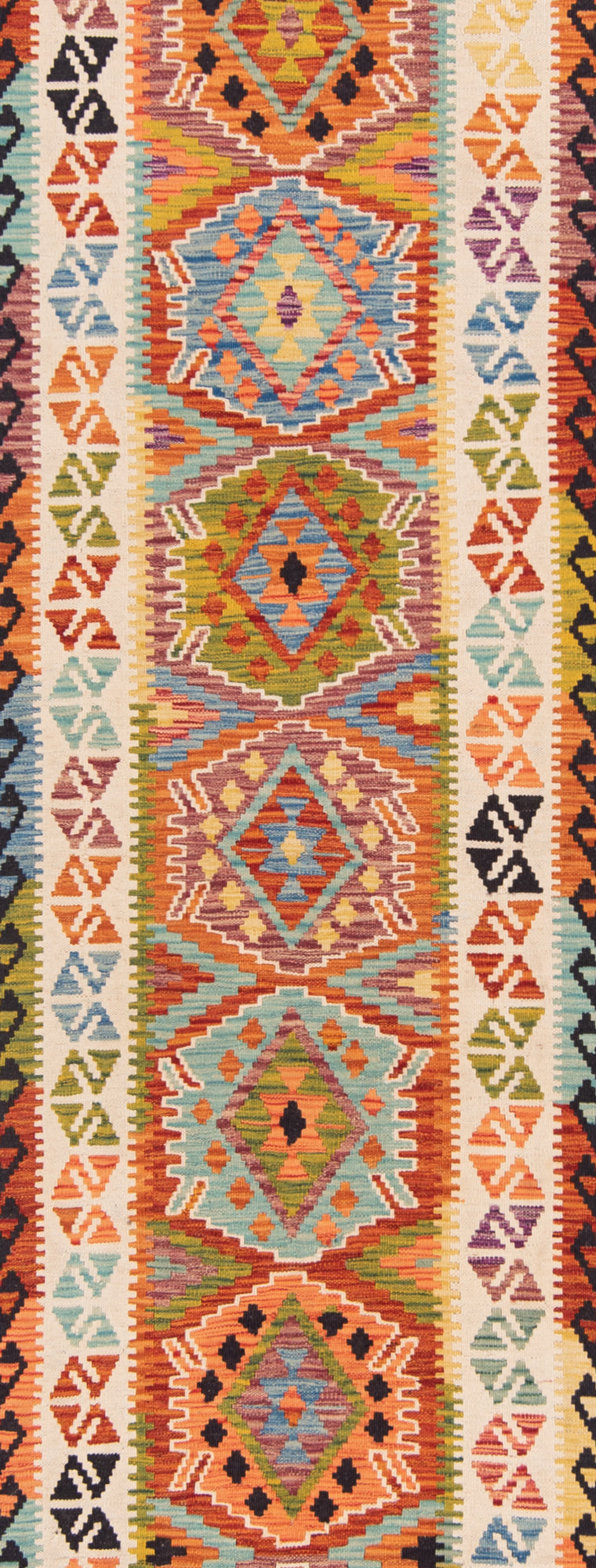 Afghano Kilim | 395 x 78 cm