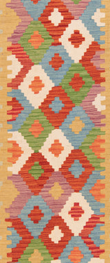 Afghano Kilim | 295 x 78 cm