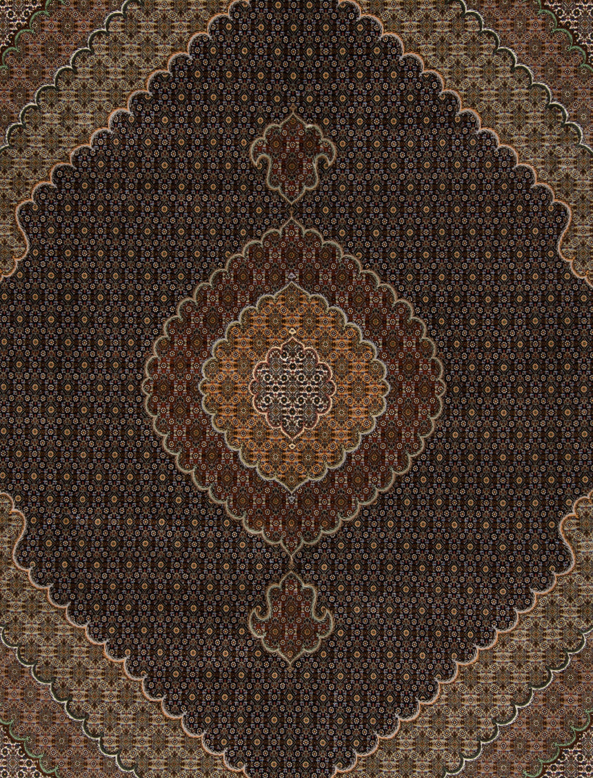 Carpetes persas Tabriz 50Raj | 305 x 252 cm