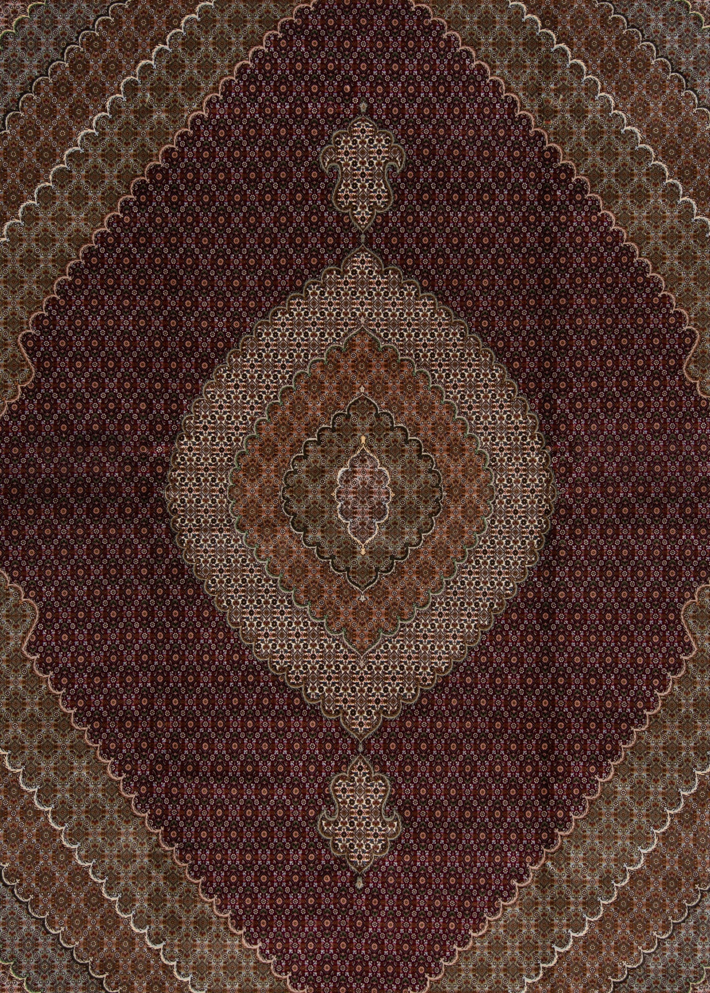 Alfombra persa Tabriz 50Raj | 397 x 306 cm