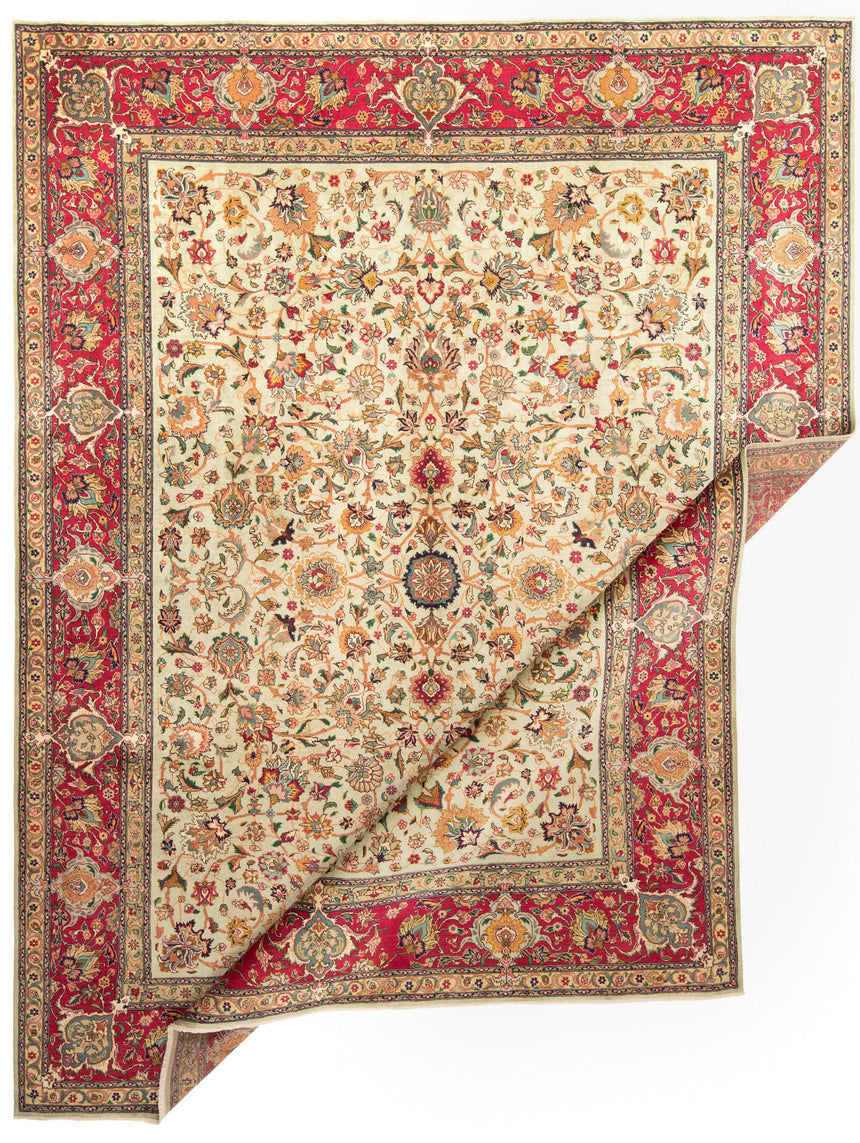 Tabriz do tapete persa | 397 x 304 cm