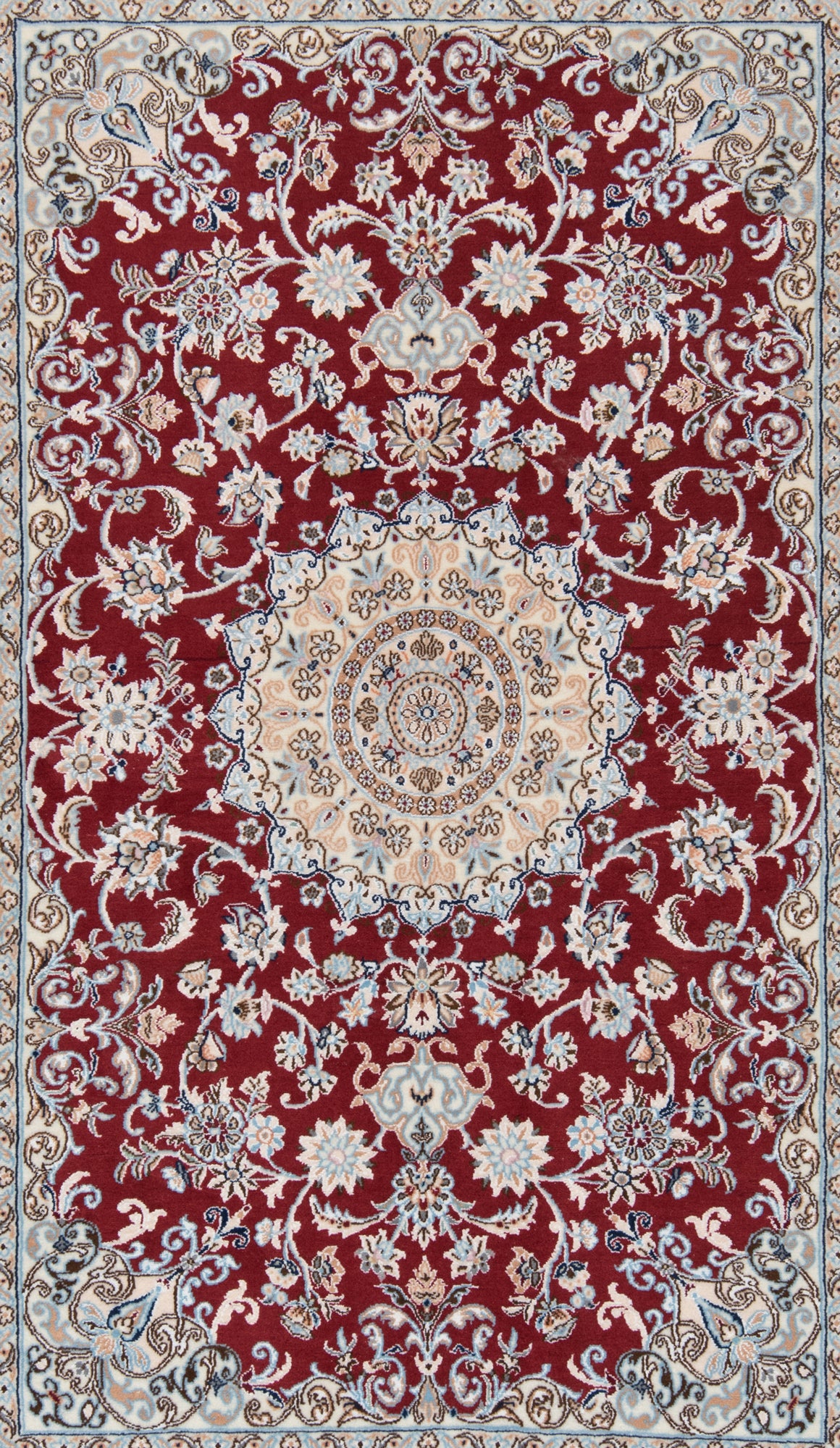 Alfombra persa Nain 9La | 197 x 130 cm