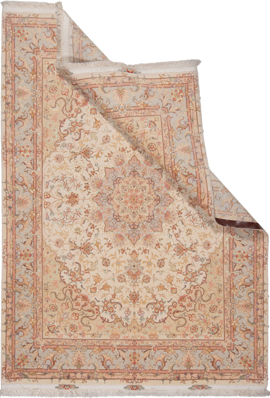 Alfombra persa Tabriz 50Raj | 206 x 150 cm