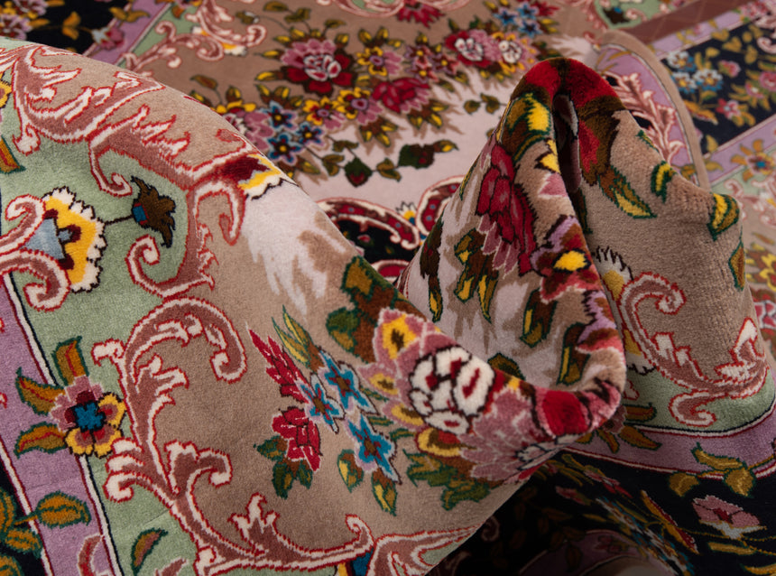 Alfombra persa Tabriz 50Raj | 215 x 155 cm