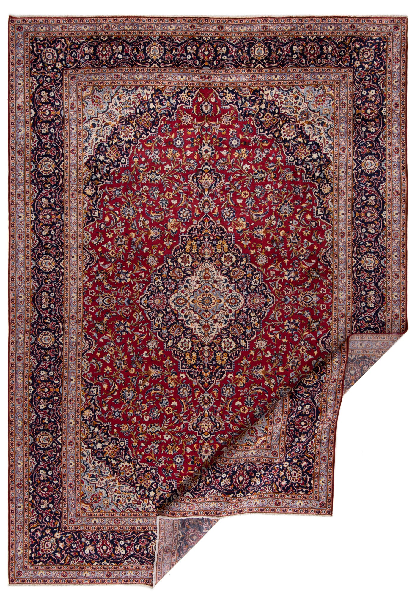 Alfombra persa Kashan | 490 x 342 cm
