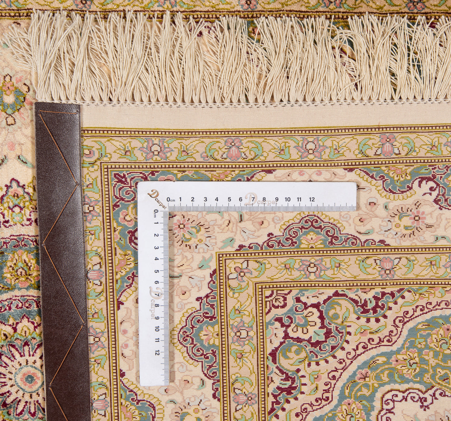 Alfombra persa de seda Qom | 148 x 98 cm