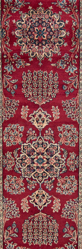 Kerman Alfombra Persa | 351 x 74 cm