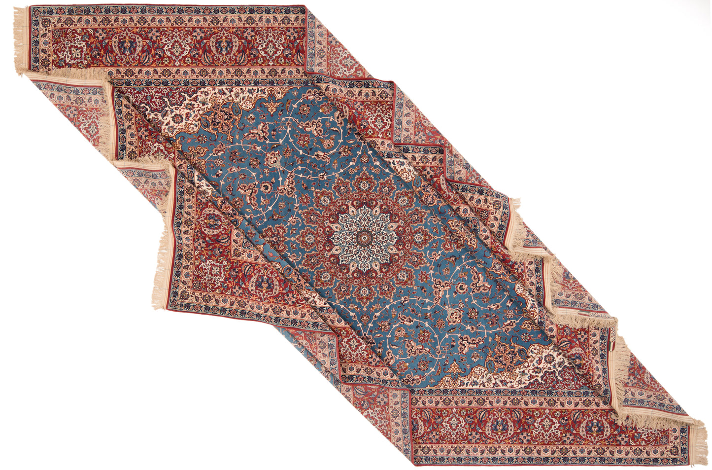 Alfombra persa Isfahan Seyrafian | 378 x 266 cm