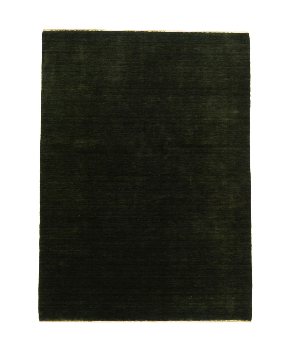 Handloom Alfombra Negra | 202 x 147 cm