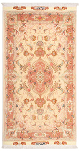 Carpetes persas Tabriz 50Raj | 128 x 73 cm