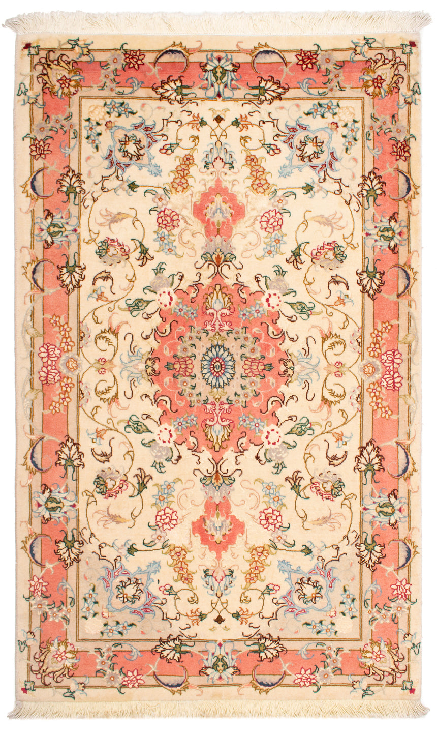 Carpetes persas Tabriz 50Raj | 127 x 77 cm