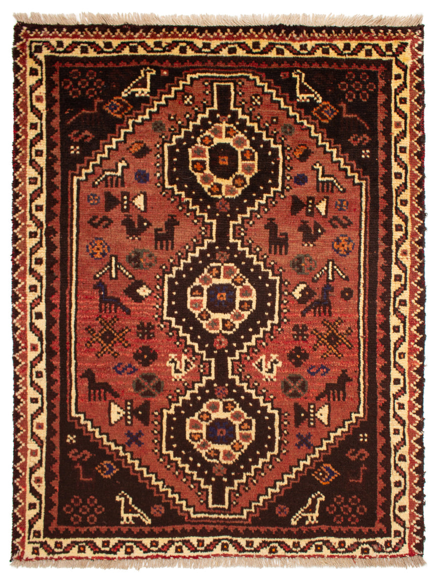 Alfombra Persa Shiraz | 136 x 102 cm