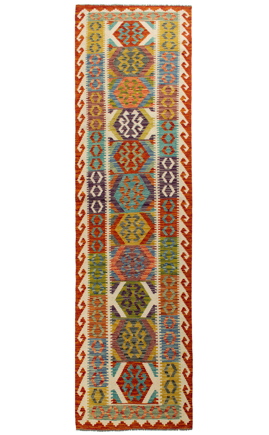 Kilim afegão | 295x82cm 