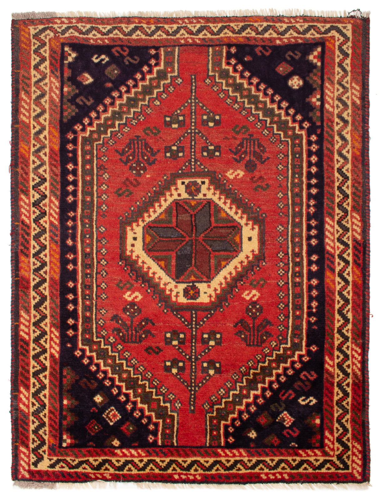 Alfombra Persa Shiraz | 136 x 104 cm