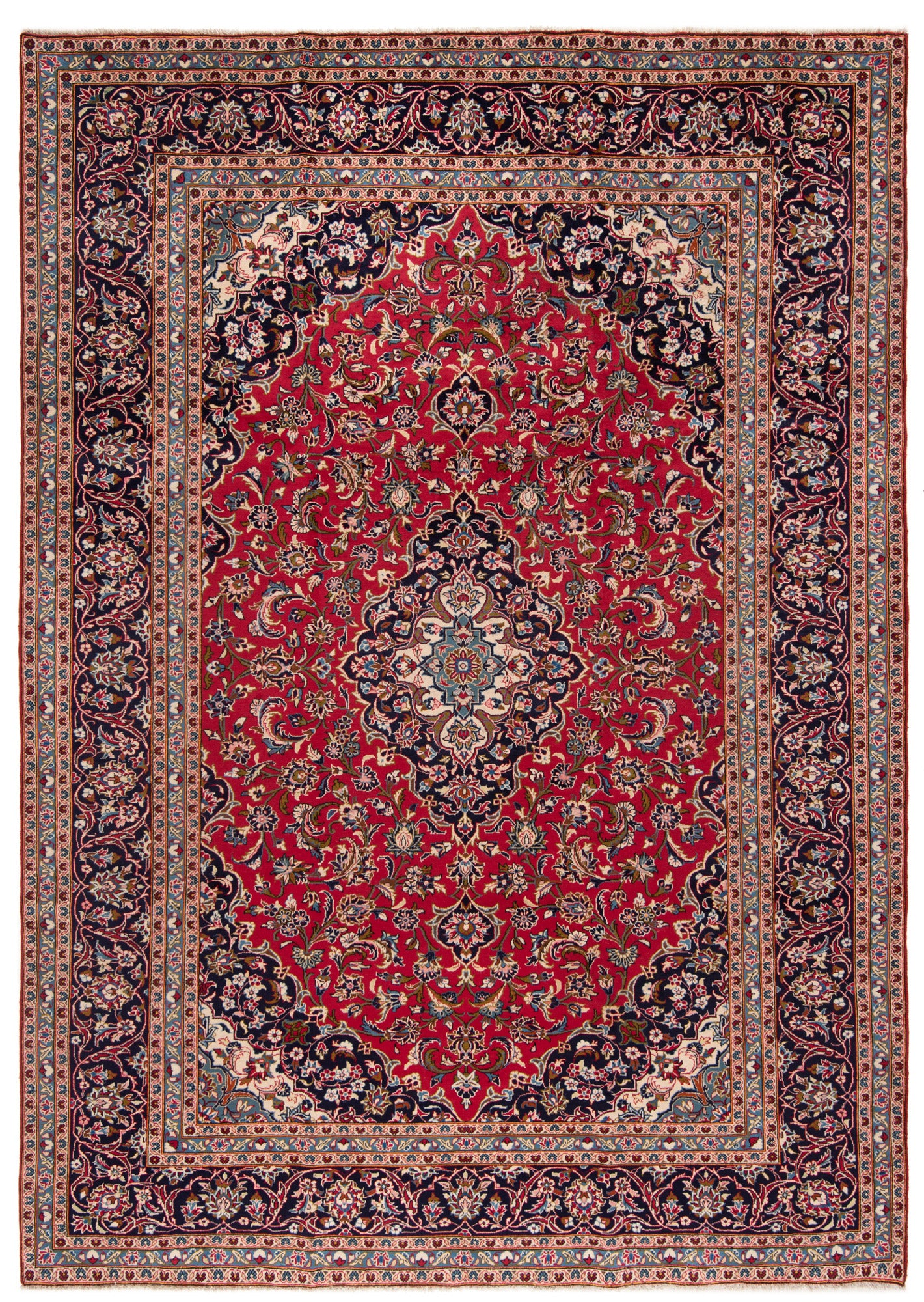 Alfombra persa Kashan | 346 x 249 cm