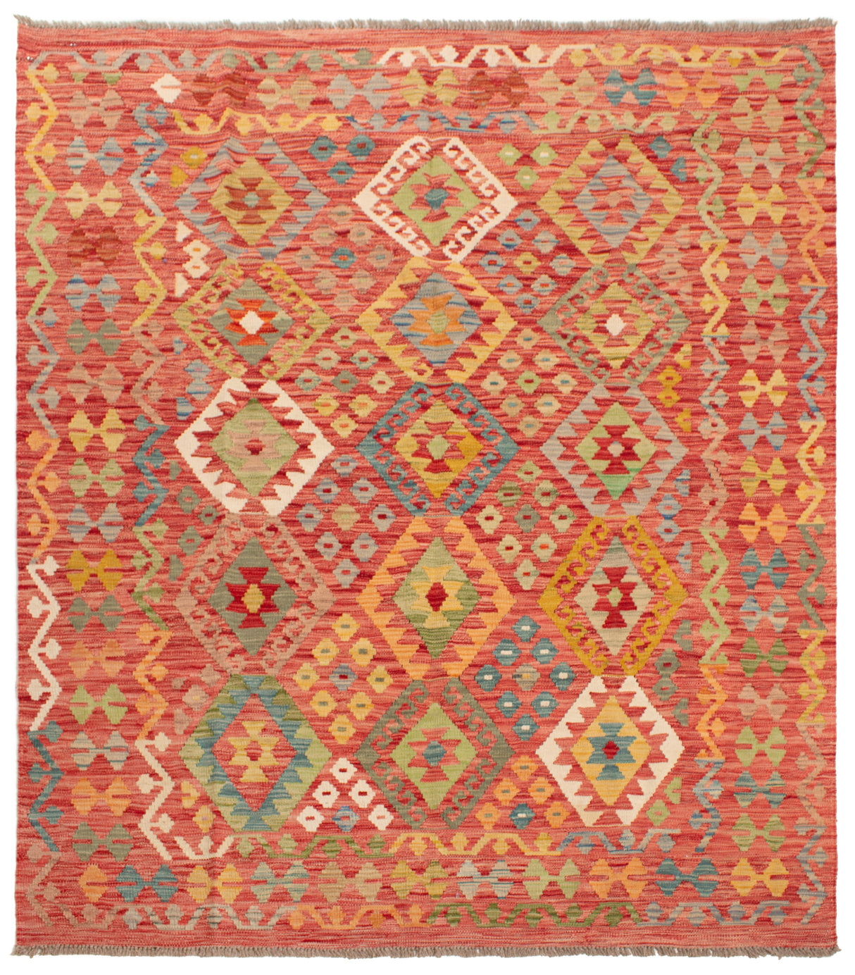 Kilim Afgano | 196 x 164 cm