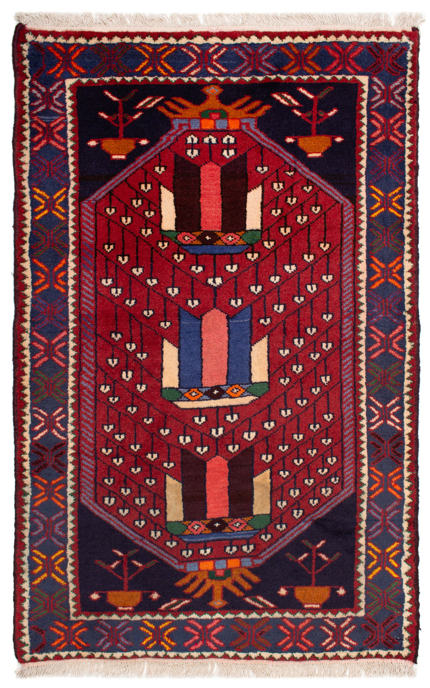 Carpetes persas Hamedan | 126 x 79 cm