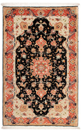 Carpetes persas Tabriz 50Raj | 121 x 75 cm