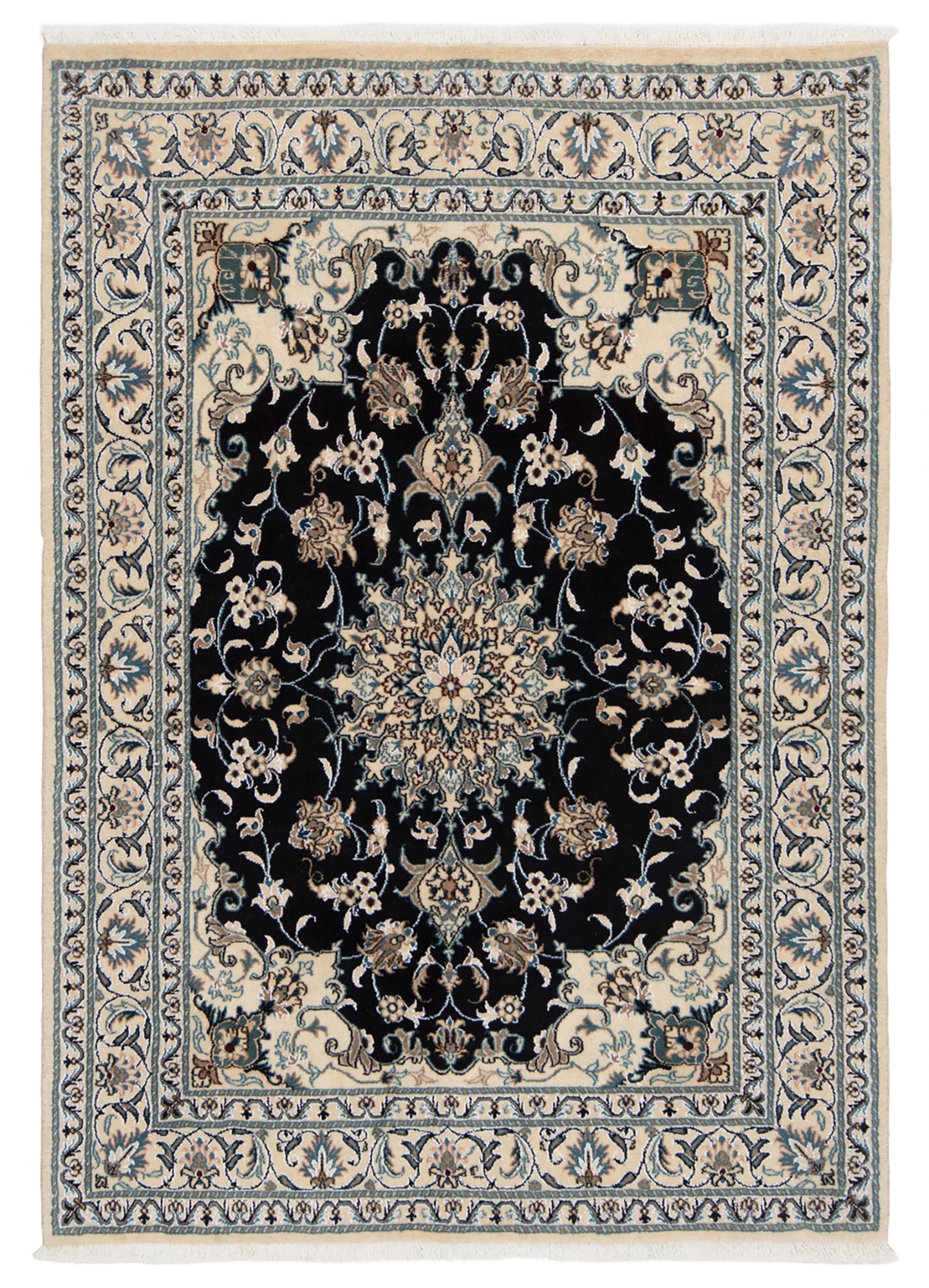 Alfombra persa Nain | 215 x 151 cm