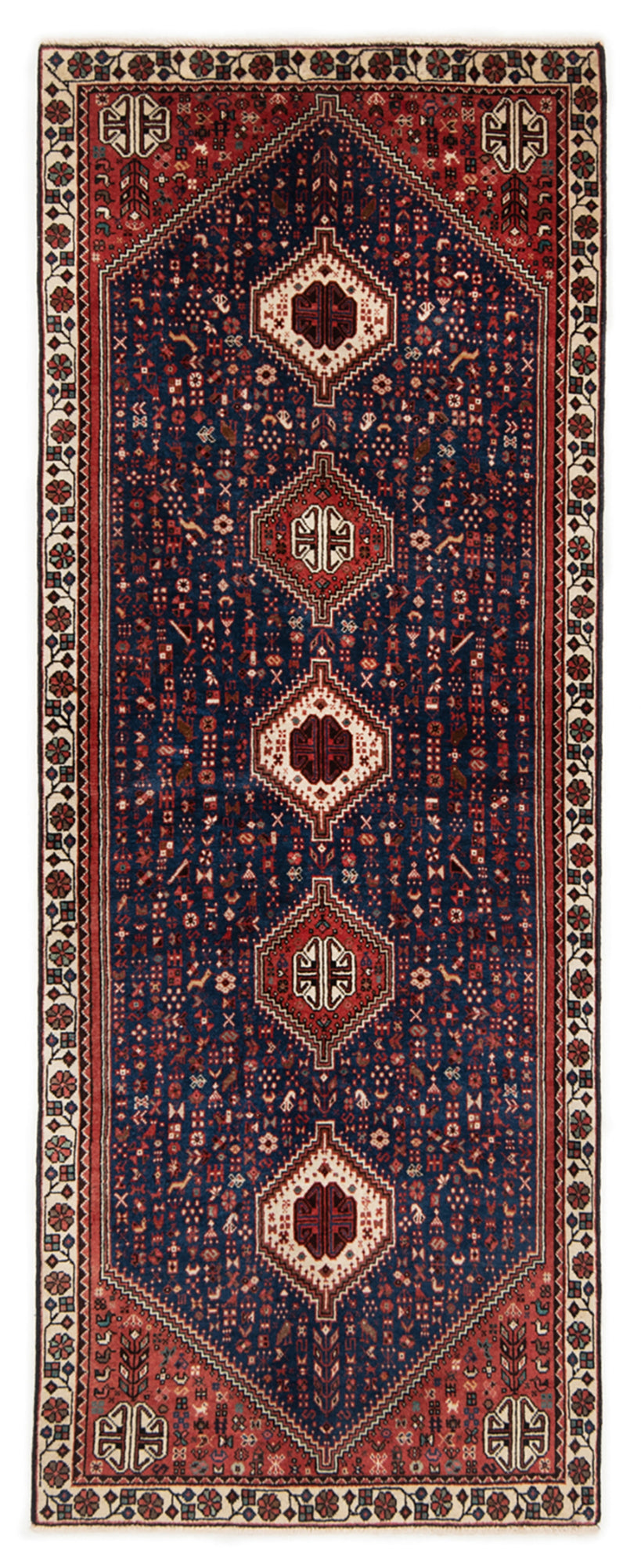 Alfombra persa Abadeh | 194 x 74 cm