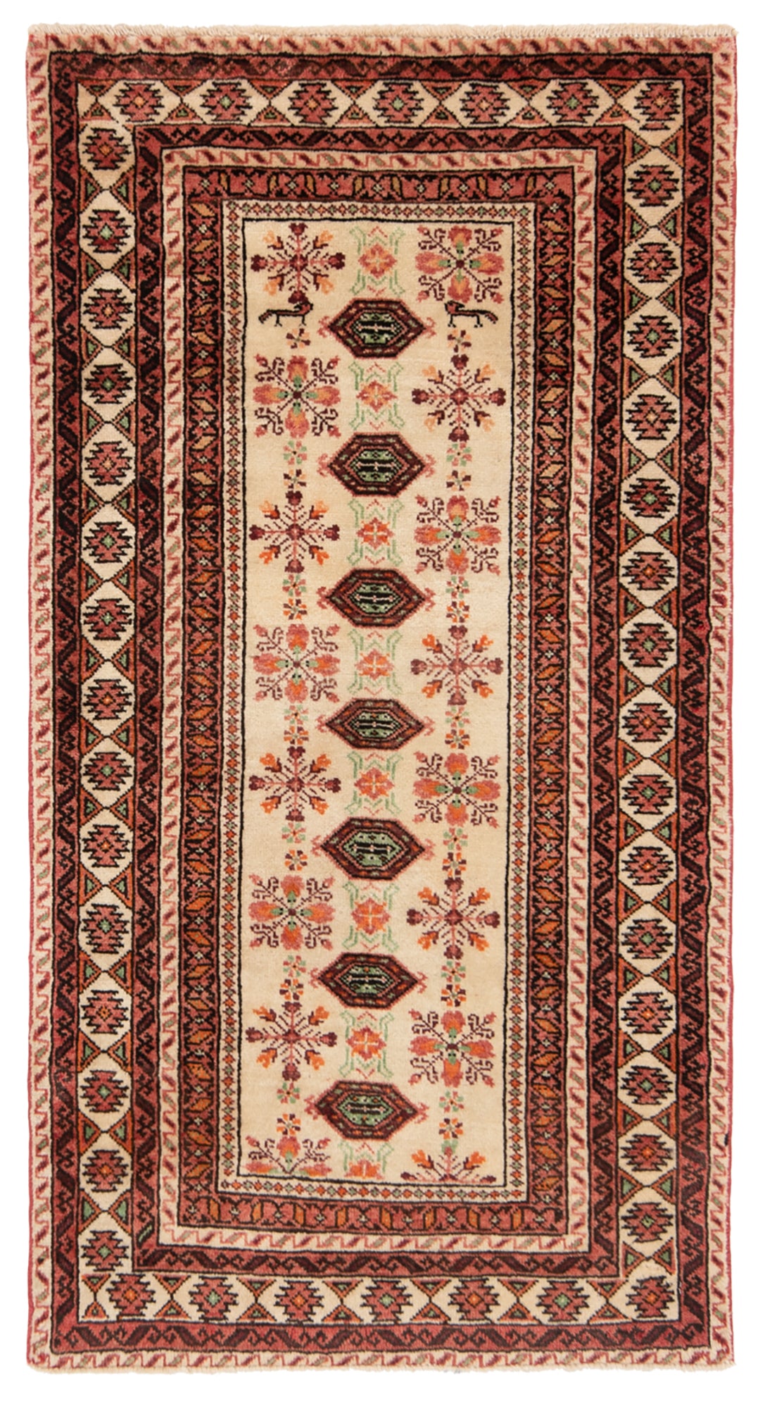 Alfombra persa Balouch | 126 x 69 cm