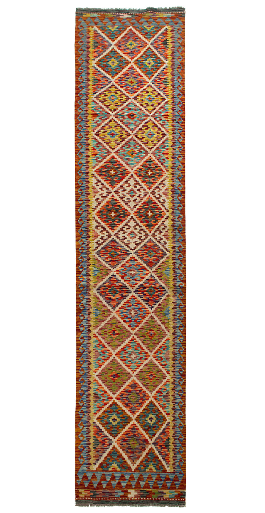 Kilim afegão | 389x80cm 