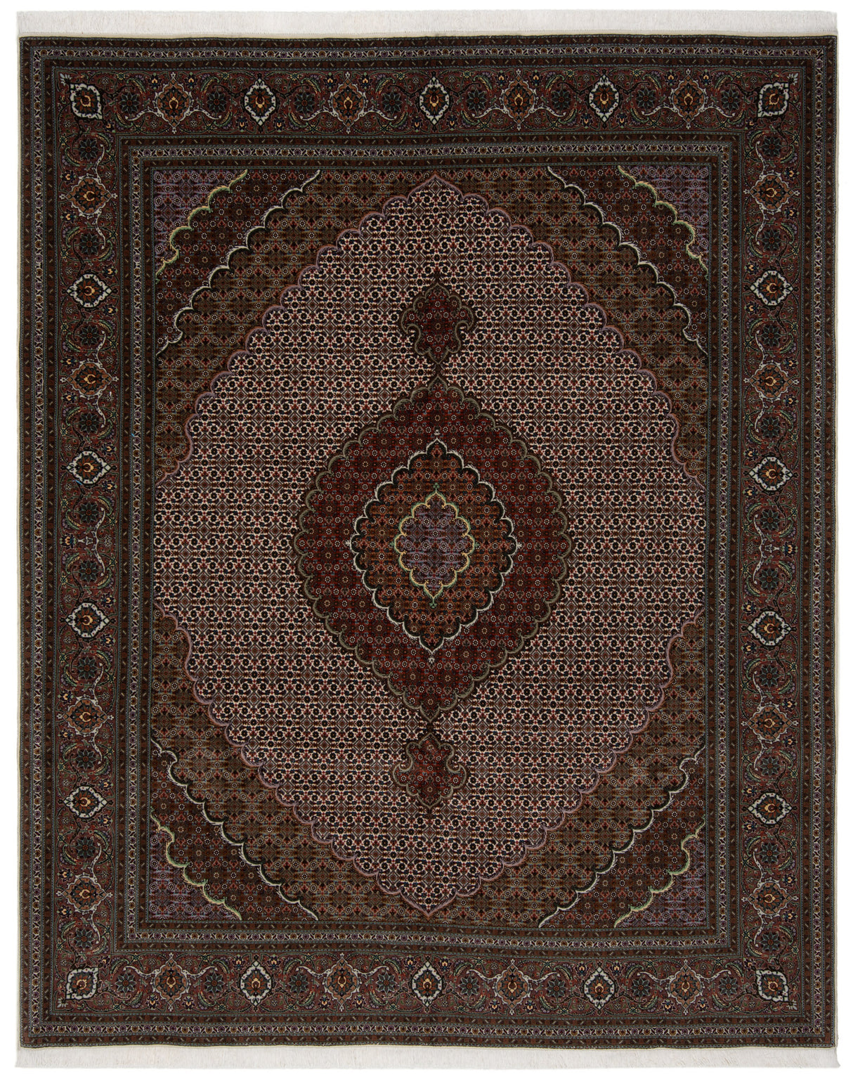 Alfombra persa Tabriz 50Raj | 255 x 202 cm