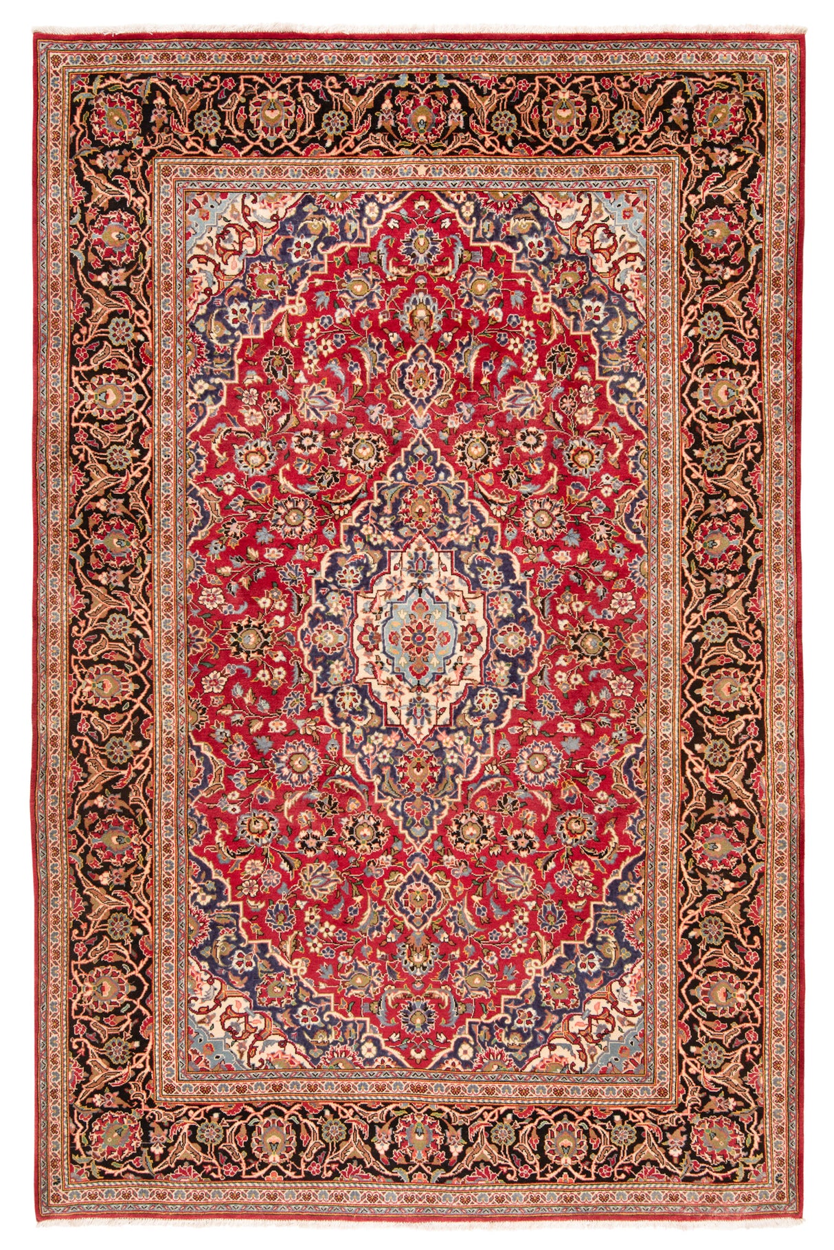 Alfombra persa Kashan | 338 x 227 cm