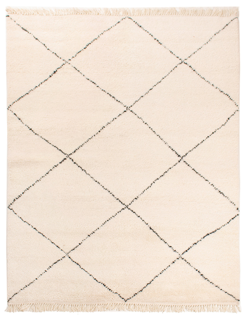 Alfombra Bereber diseño rombo | 240 x 176 cm
