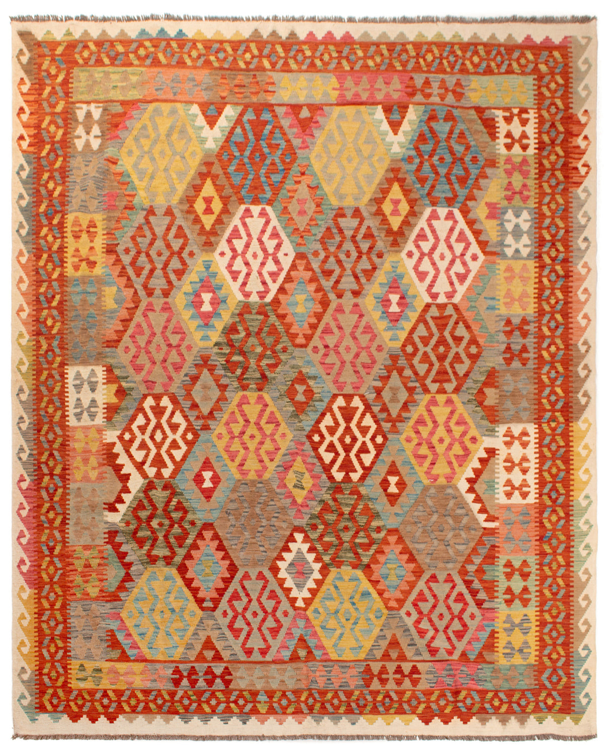 Kilim Afgano | 295 x 259 cm