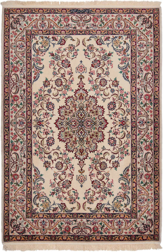 Isfahan Alfombra Persa | 163 x 110 cm