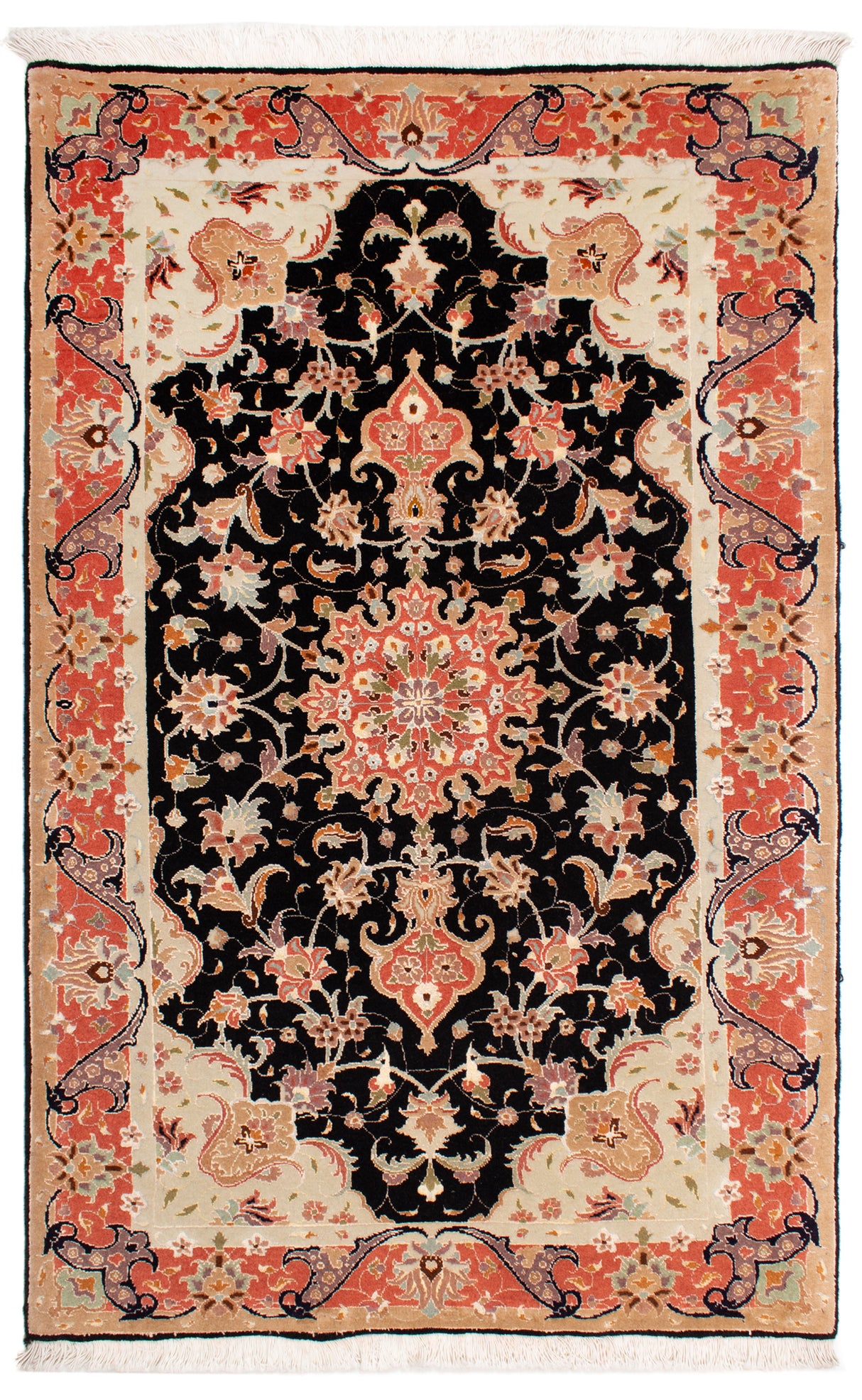 Carpetes persas Tabriz 50Raj | 122 x 76 cm